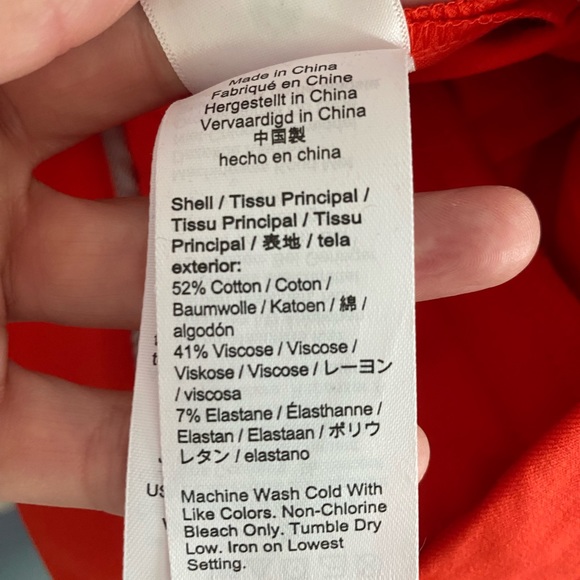 J. crew size 4 Tall new Remi pant in bi-stretch cotton in color grenadine. NWT - Picture 3 of 6